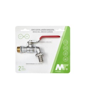 Grifo esfera jardin r. manguera cierre segur MT 1/2-3/4'' 414701520G