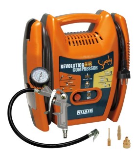 Compresor 1,5hp s/aceite+acces AIRUM 2l HOBBY SYMPLY