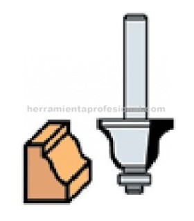 VIRUTEX fresa moldura rodam.d.38mm 2 ct.mdur